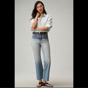 Brand New The Annie High-Rise Straight-Leg Jeans by Pilcro